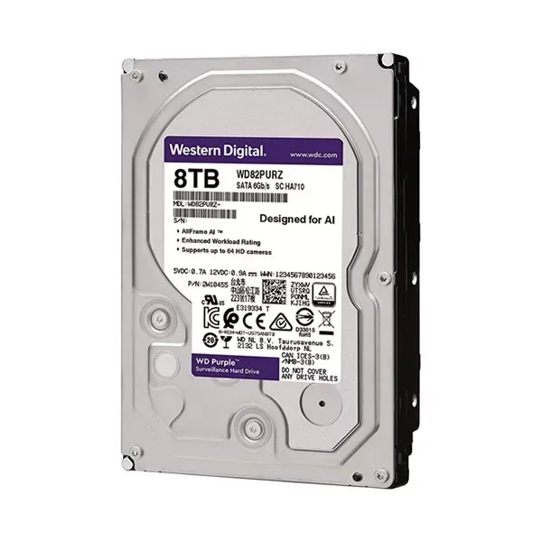DISCO DURO WESTERN DIGITAL * 8TB *SERIE PURPURA, WD85PURZ, WESTERN DIGITAL