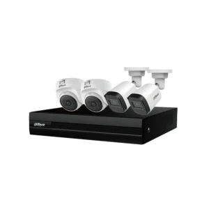 KIT DAHUA 4 CAMARAS PLASTICAS 1080P, DH-KIT-U-4CH-1080P, DAHUA