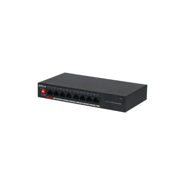 SWITCH GIGABIT 8 PUERTOS POE *96W, DH-PFS3008-8GT-96-V2, DAHUA SWITCH GIGABIT 8 PUERTOS POE *96W, DH-PFS3008-8GT-96-V2, DAHUA