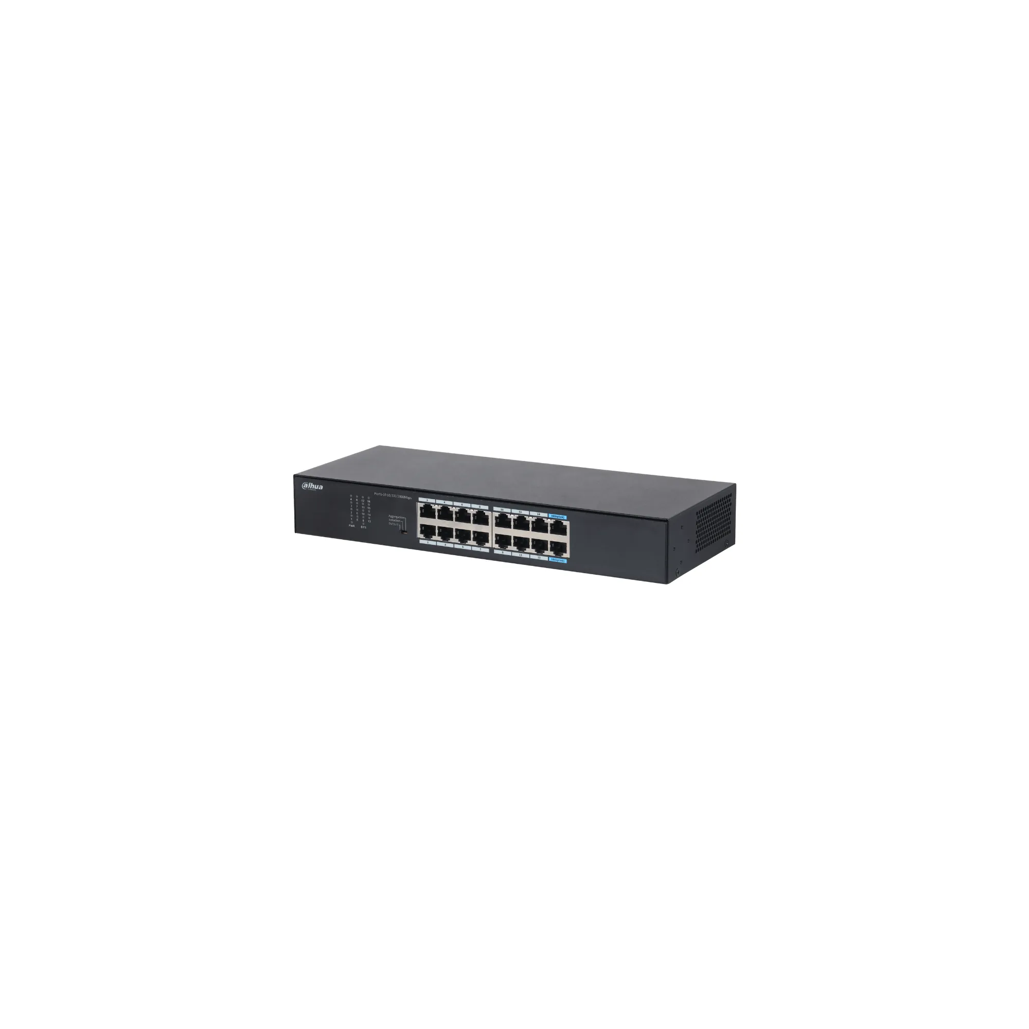 SWITCH NO ADMINISTRABLE DE 16 PUERTOS, DH-S3016-16GT, DAHUA SWITCH NO ADMINISTRABLE DE 16 PUERTOS, DH-S3016-16GT, DAHUA